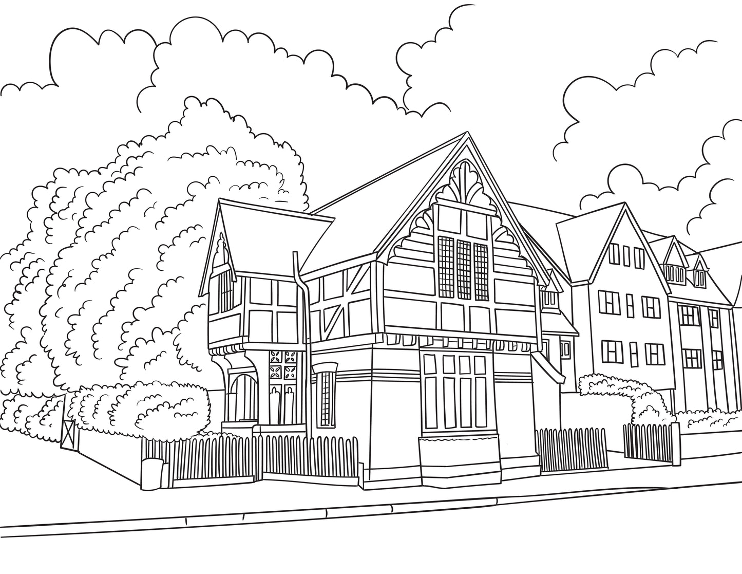 local attractions colouring books
