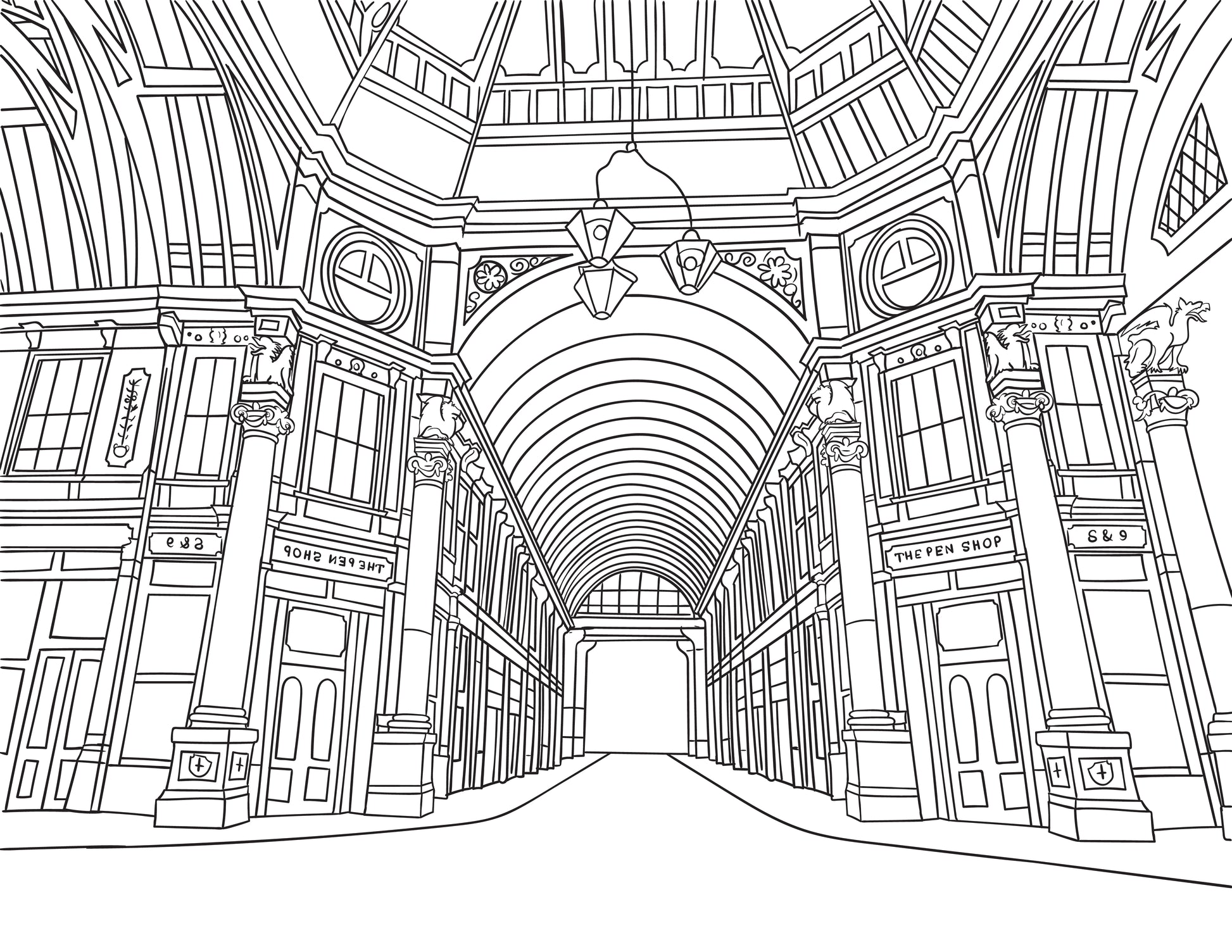 local attractions colouring books