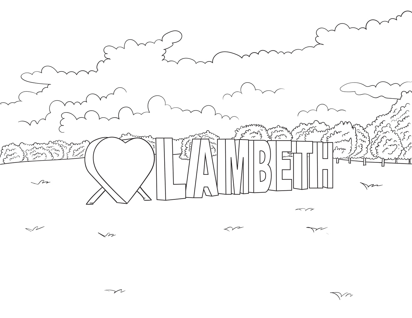 local attractions colouring books