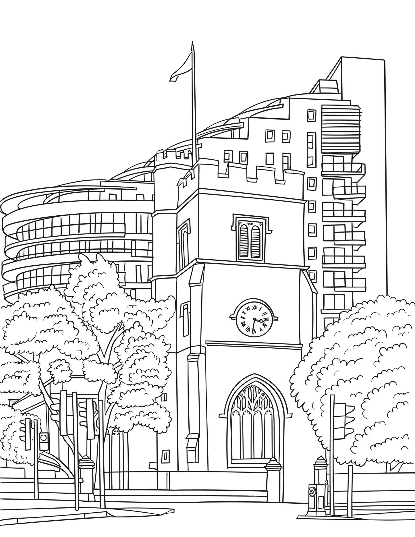 local attractions colouring books