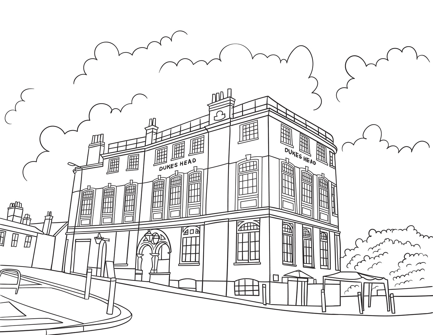 local attractions colouring books