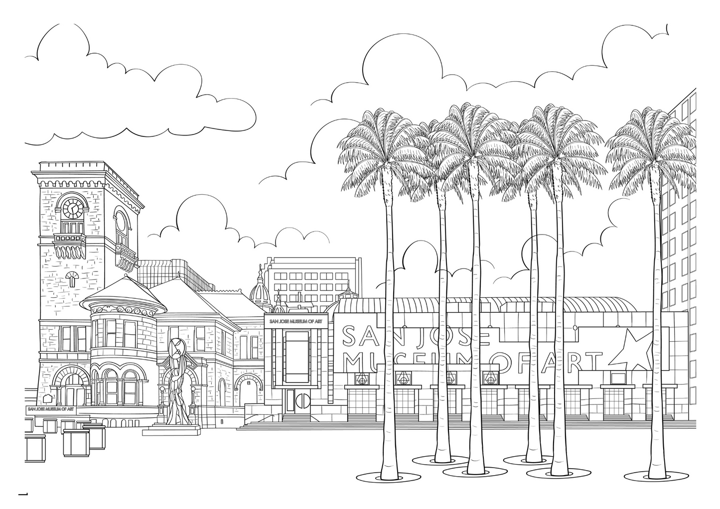 San Jose Colouring Book (A4)