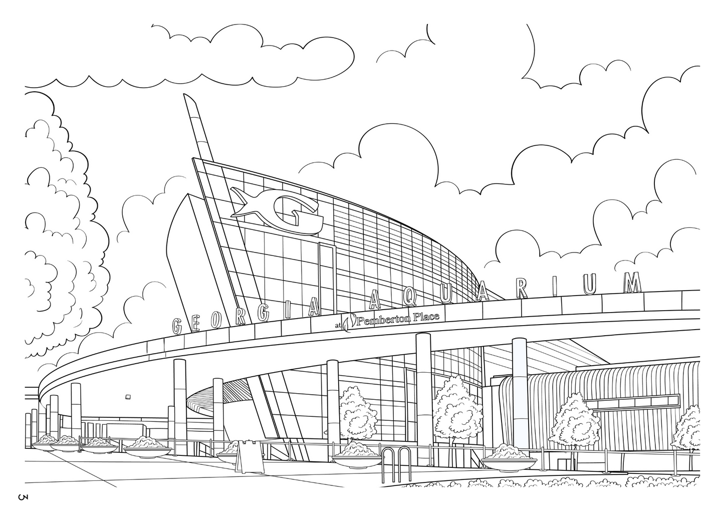 Atlanta Colouring Book (A4)