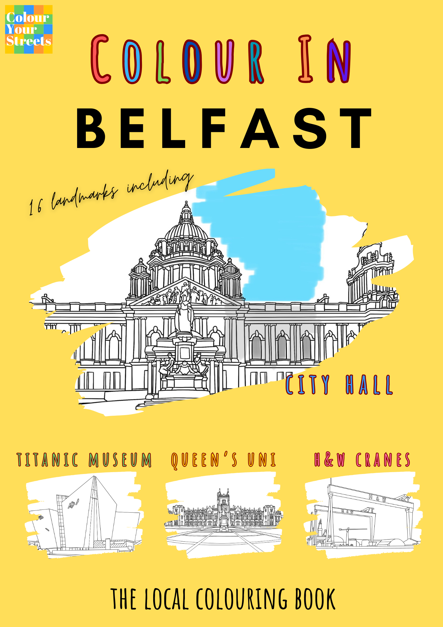 Belfast Colouring Book (A4)