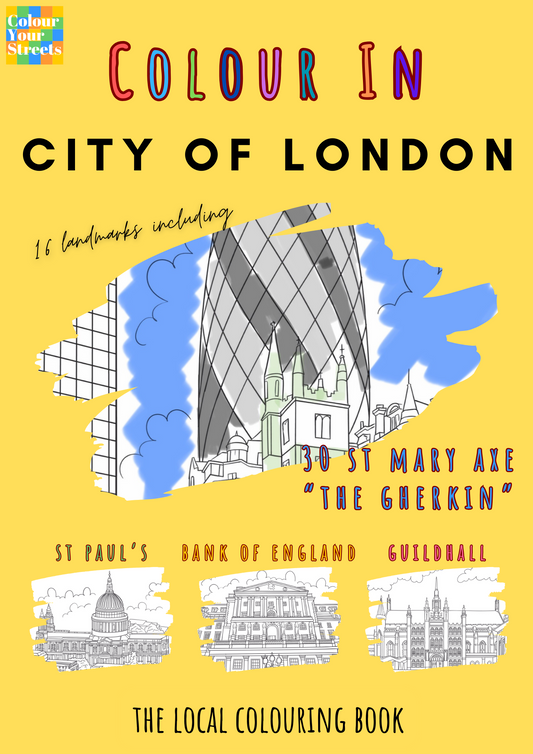 City of London colouring book front cover