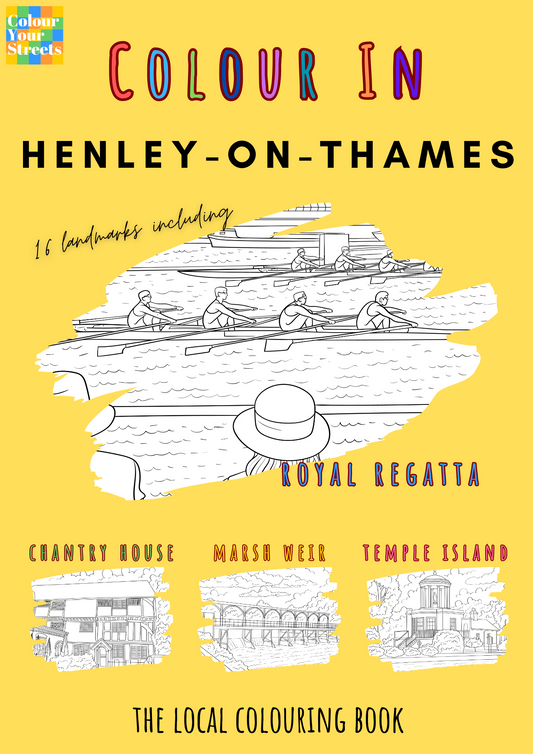 Henley On Thames Colouring Book (A4)