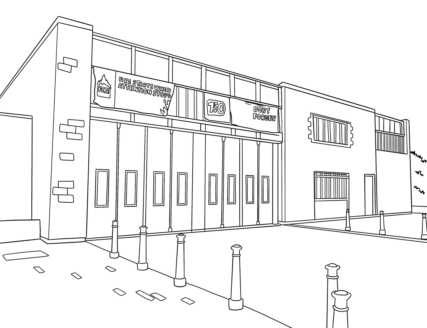 Stoke Newington Colouring Book (A4)