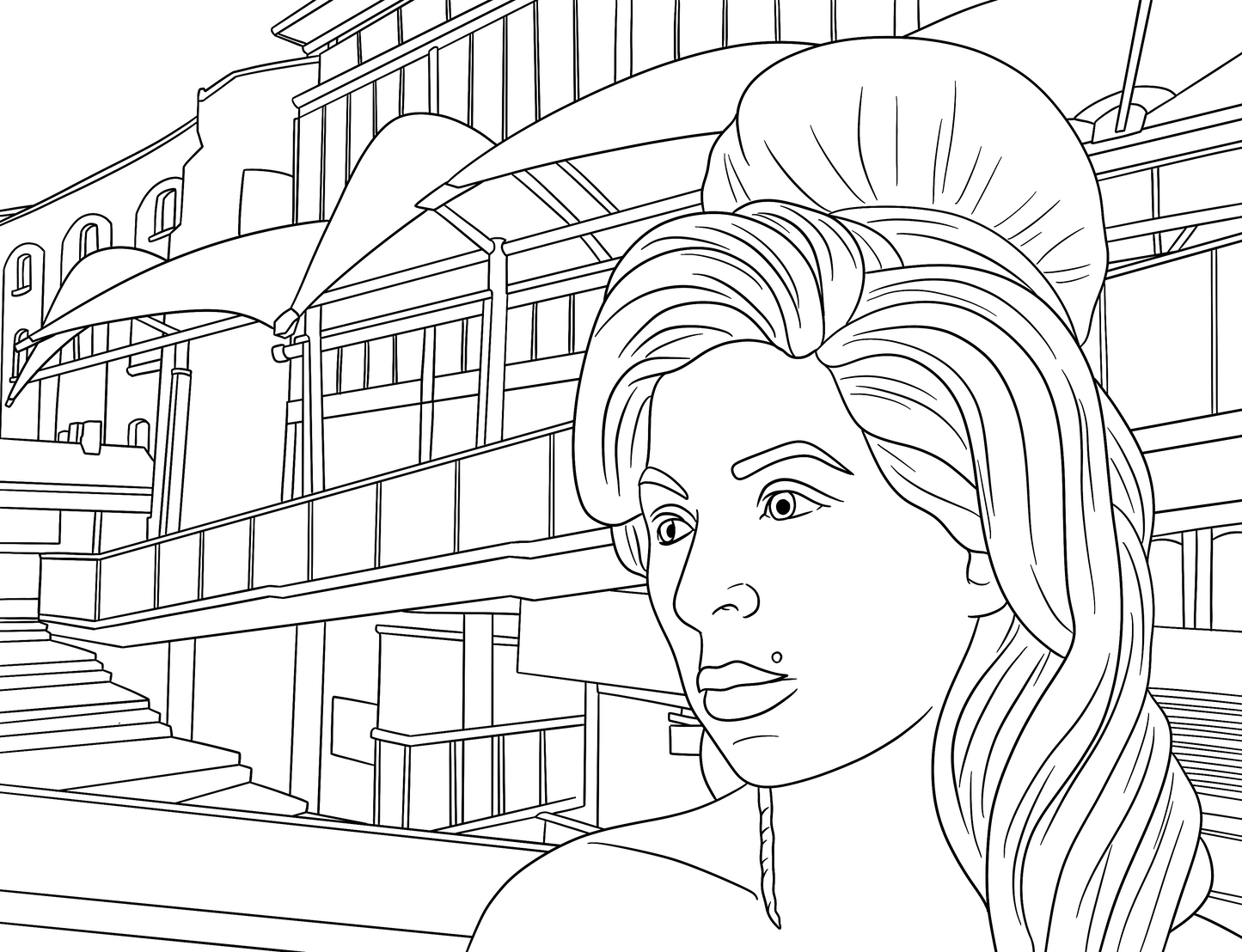 local attractions colouring books