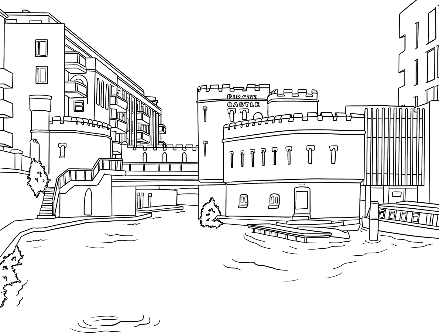 local attractions colouring books