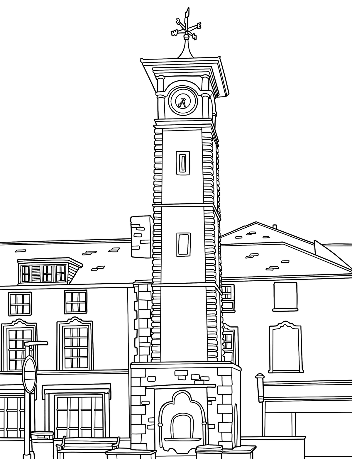 Aberystwyth Colouring Book (A4)