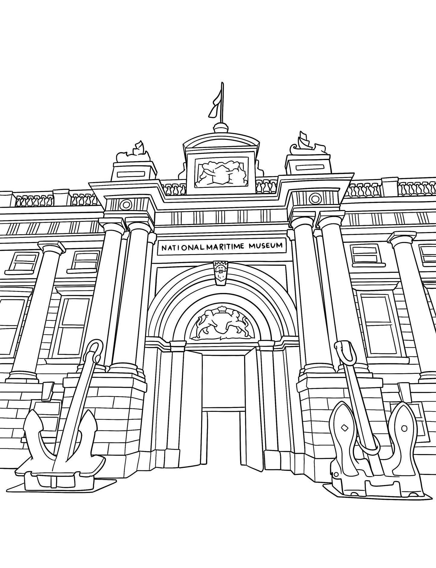 Greenwich Colouring Book (A4)
