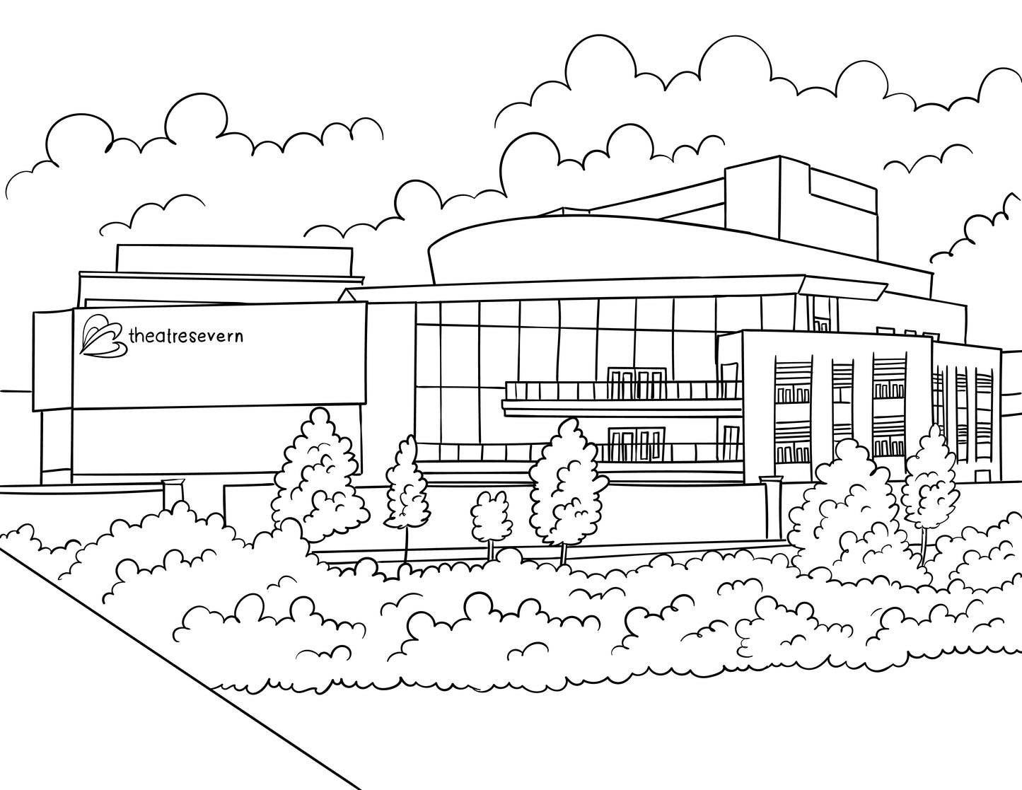 Shrewsbury Colouring Book (A4)