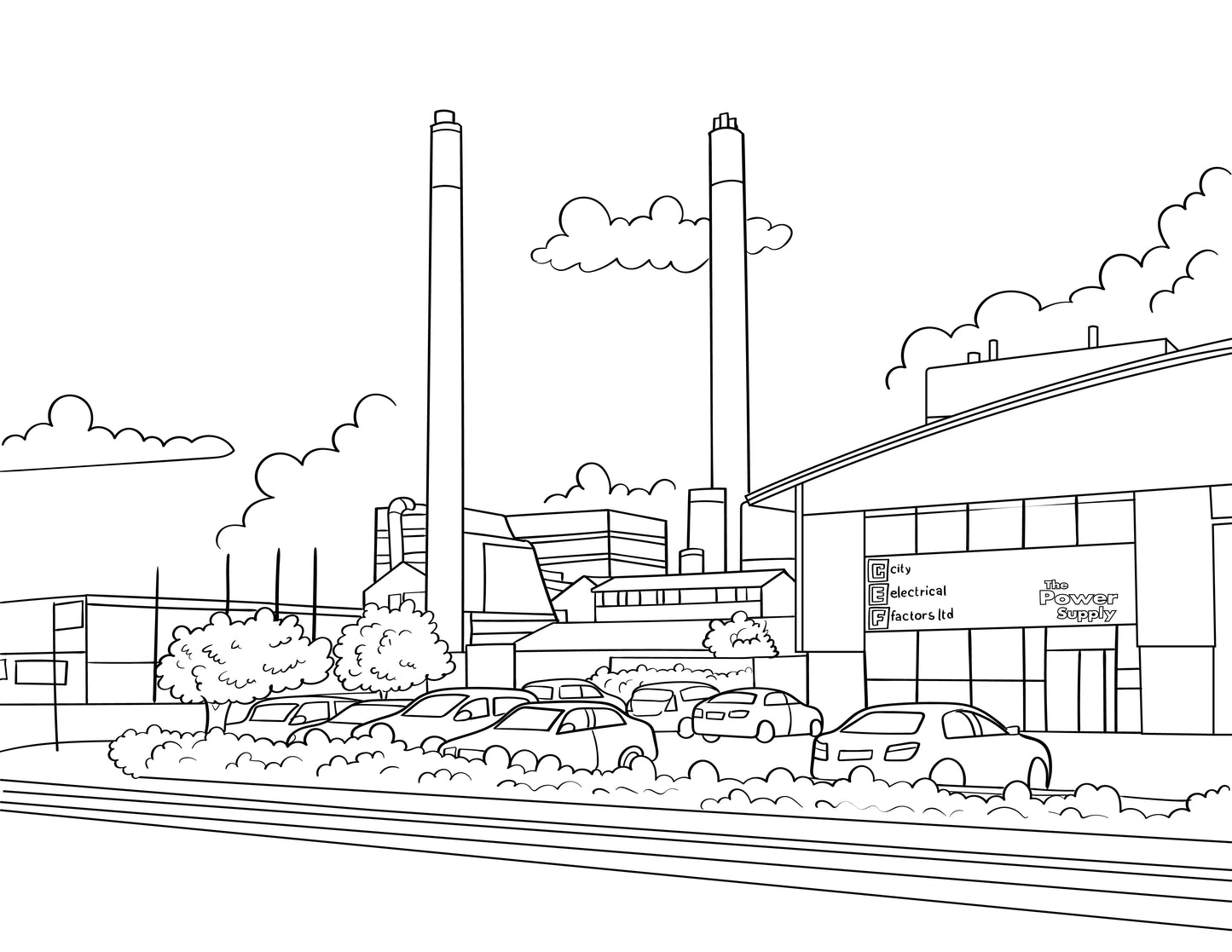 Slough Colouring Book (A4)