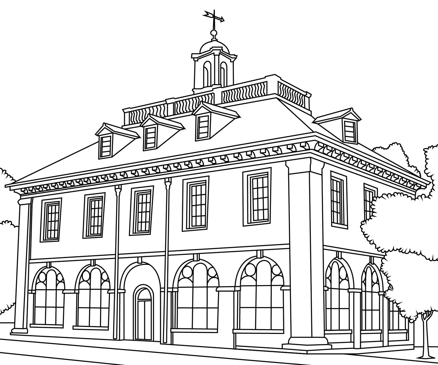 Warwick Colouring Book (A4)