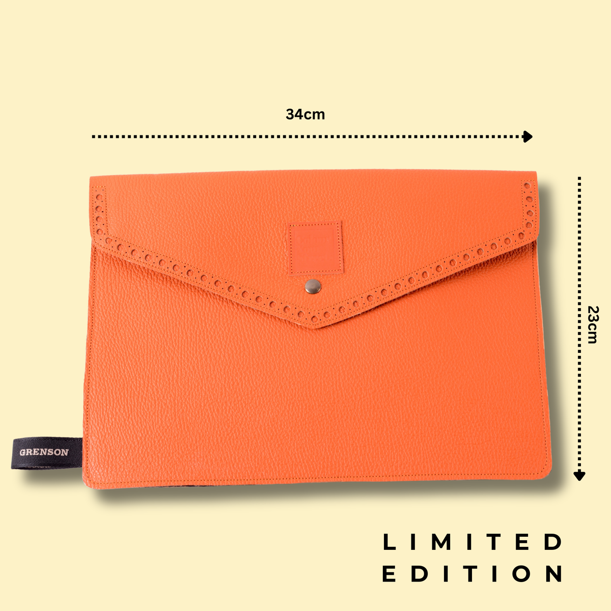 Grenson + Colour Your Streets Leather Wallet Book Holder