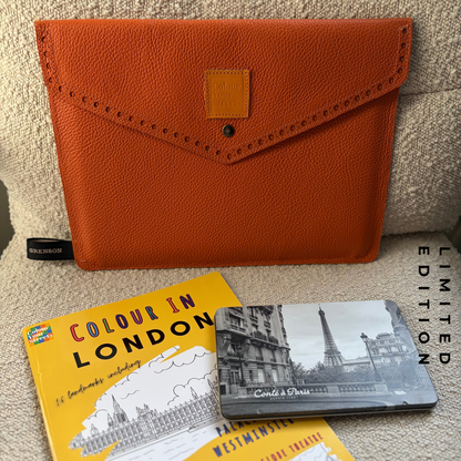 Grenson + Colour Your Streets Leather Wallet Book Holder