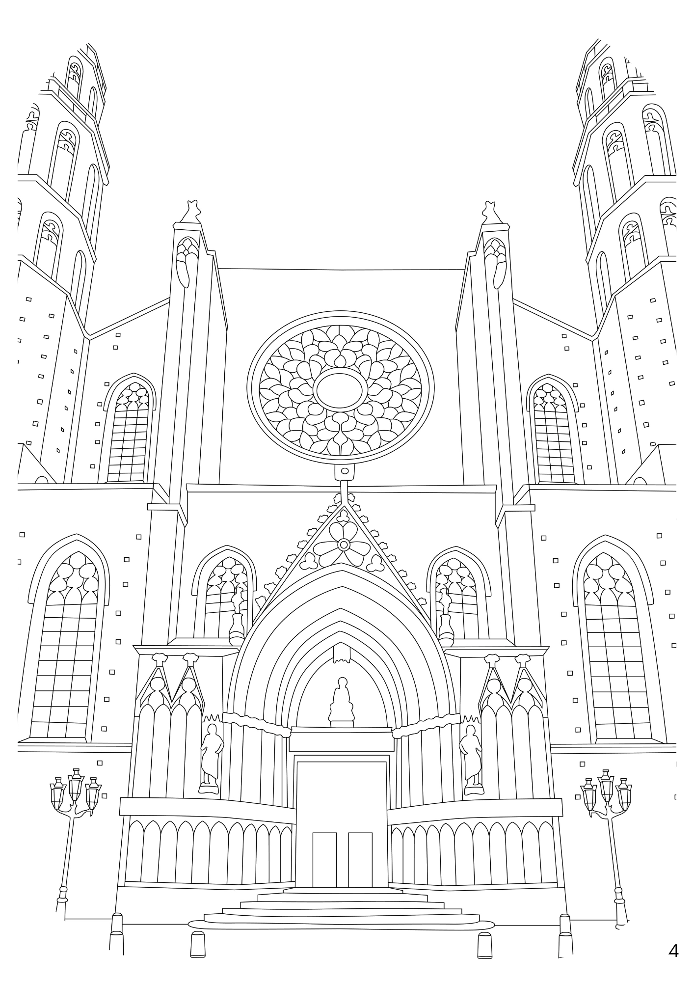 Barcelona Colouring Book (A4)