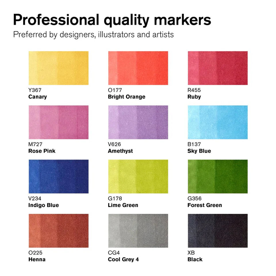 Winsor & Newton Promarker 12+1