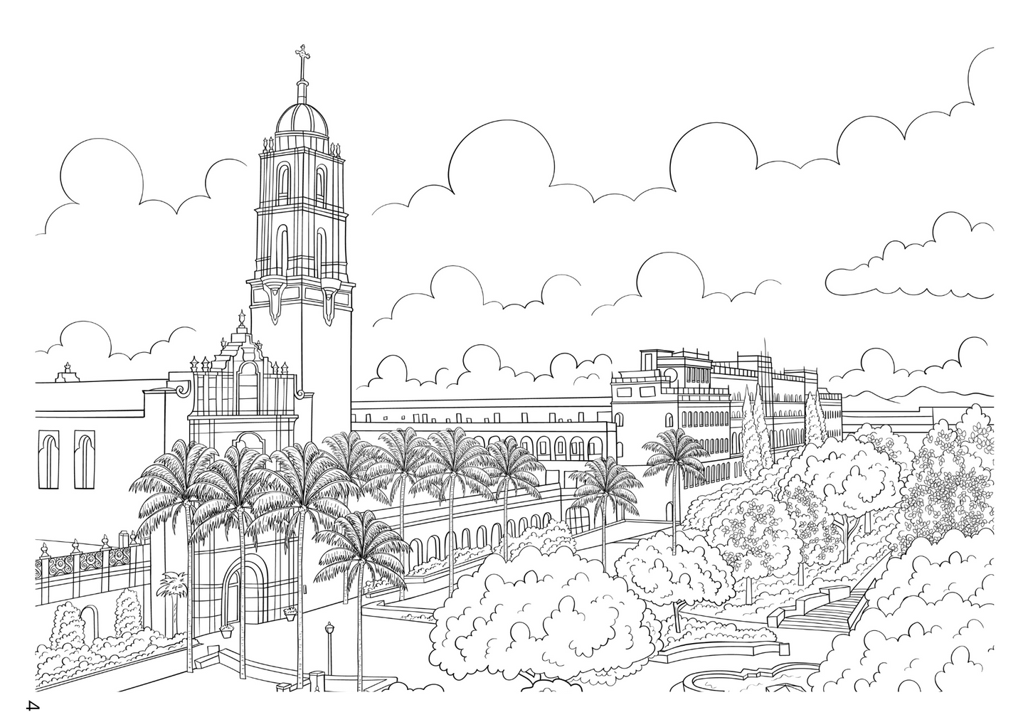 San Diego Coloring Book (A4)