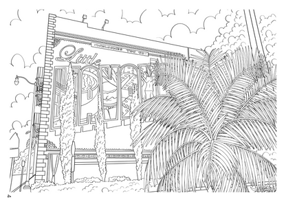 Miami Coloring Book (A4)