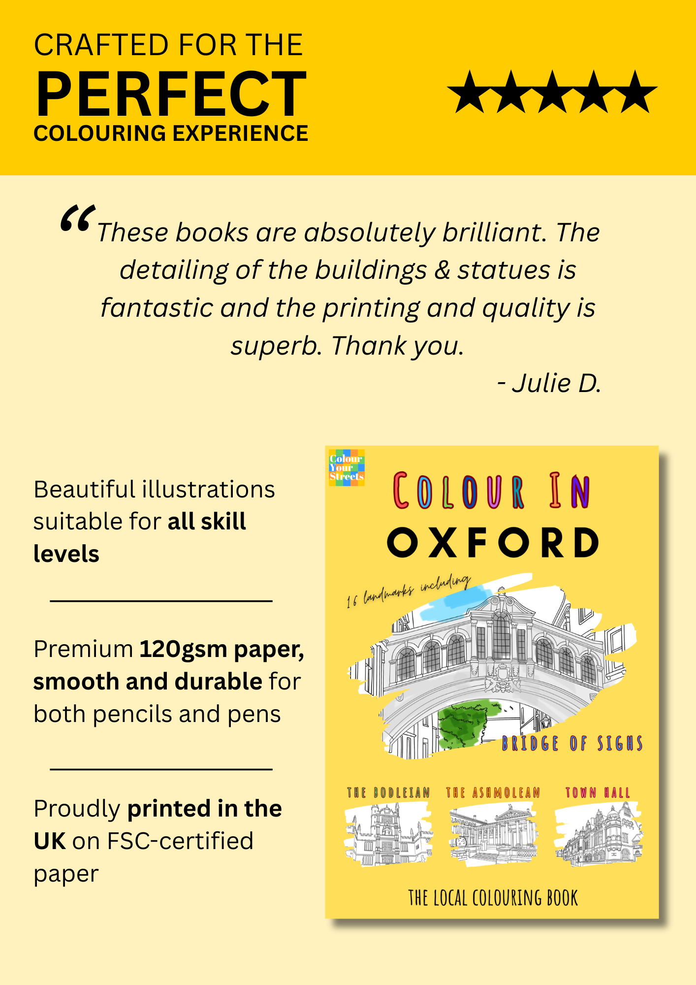 Oxford Colouring Book (A4)