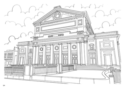 Boston Coloring Book (A4)