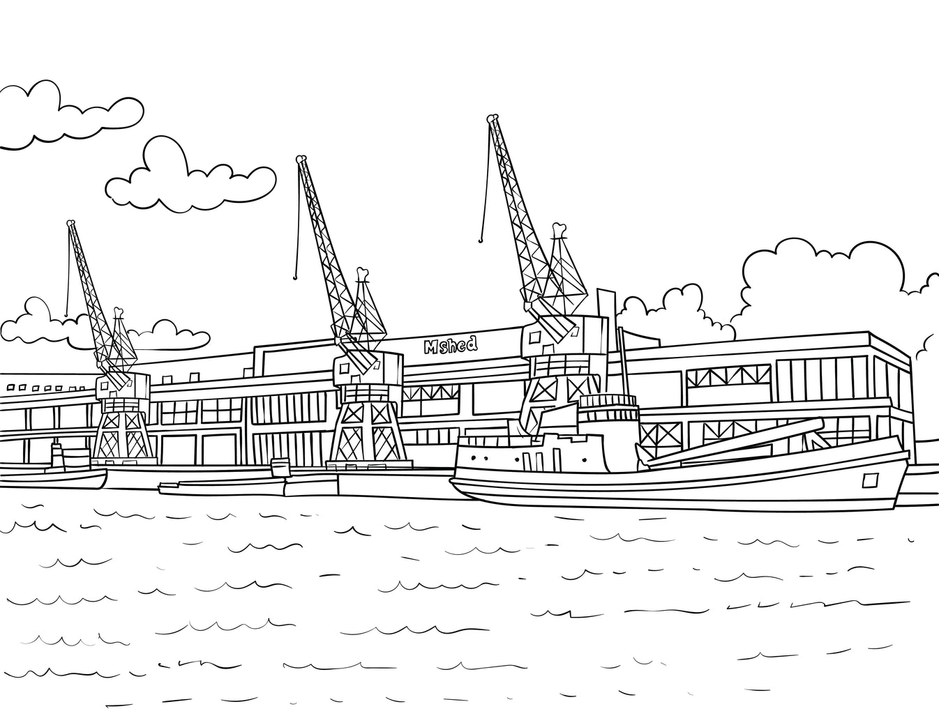 Bristol Colouring Book (A4) – Colour Your Streets