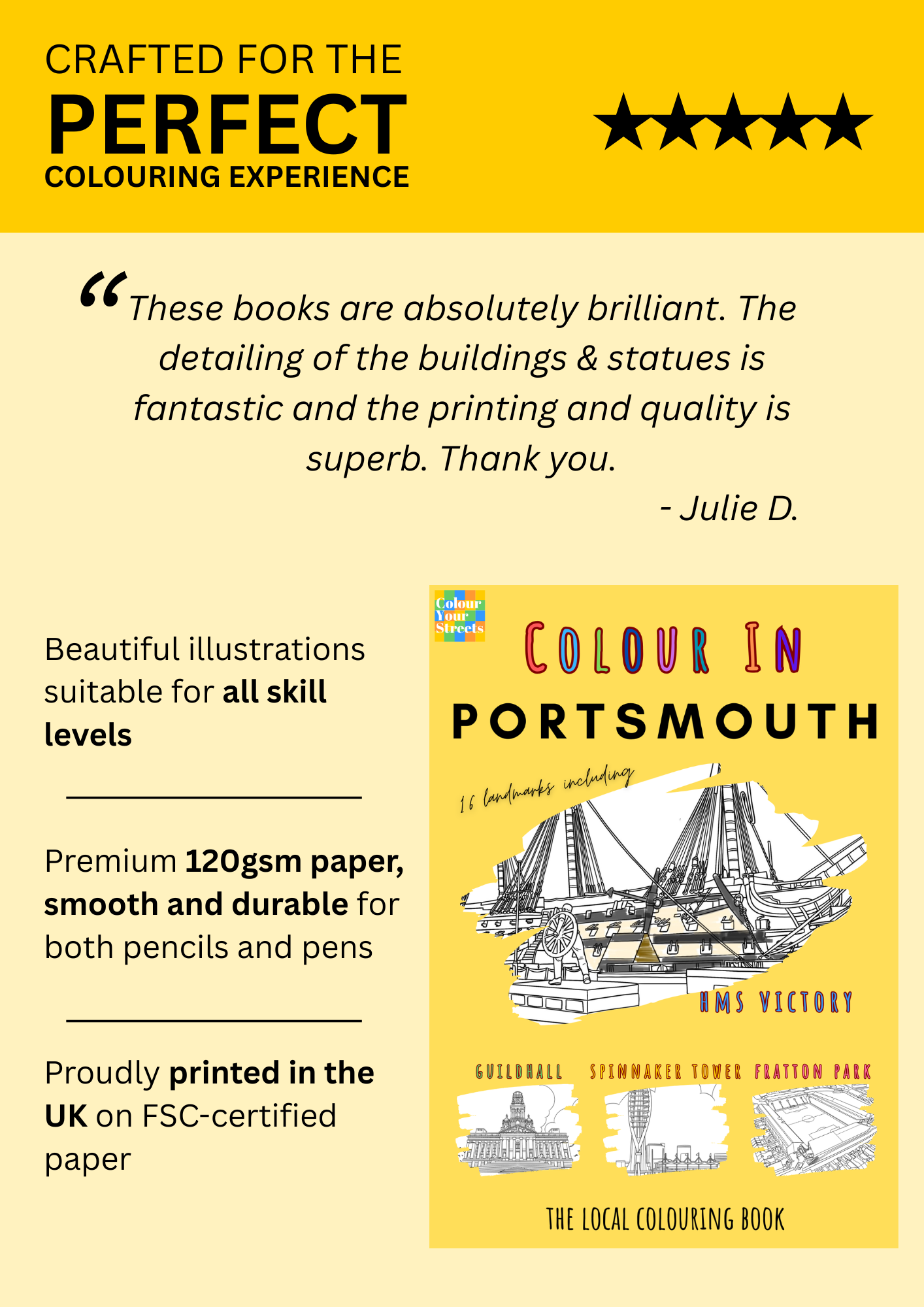 Portsmouth Colouring Book (A4)