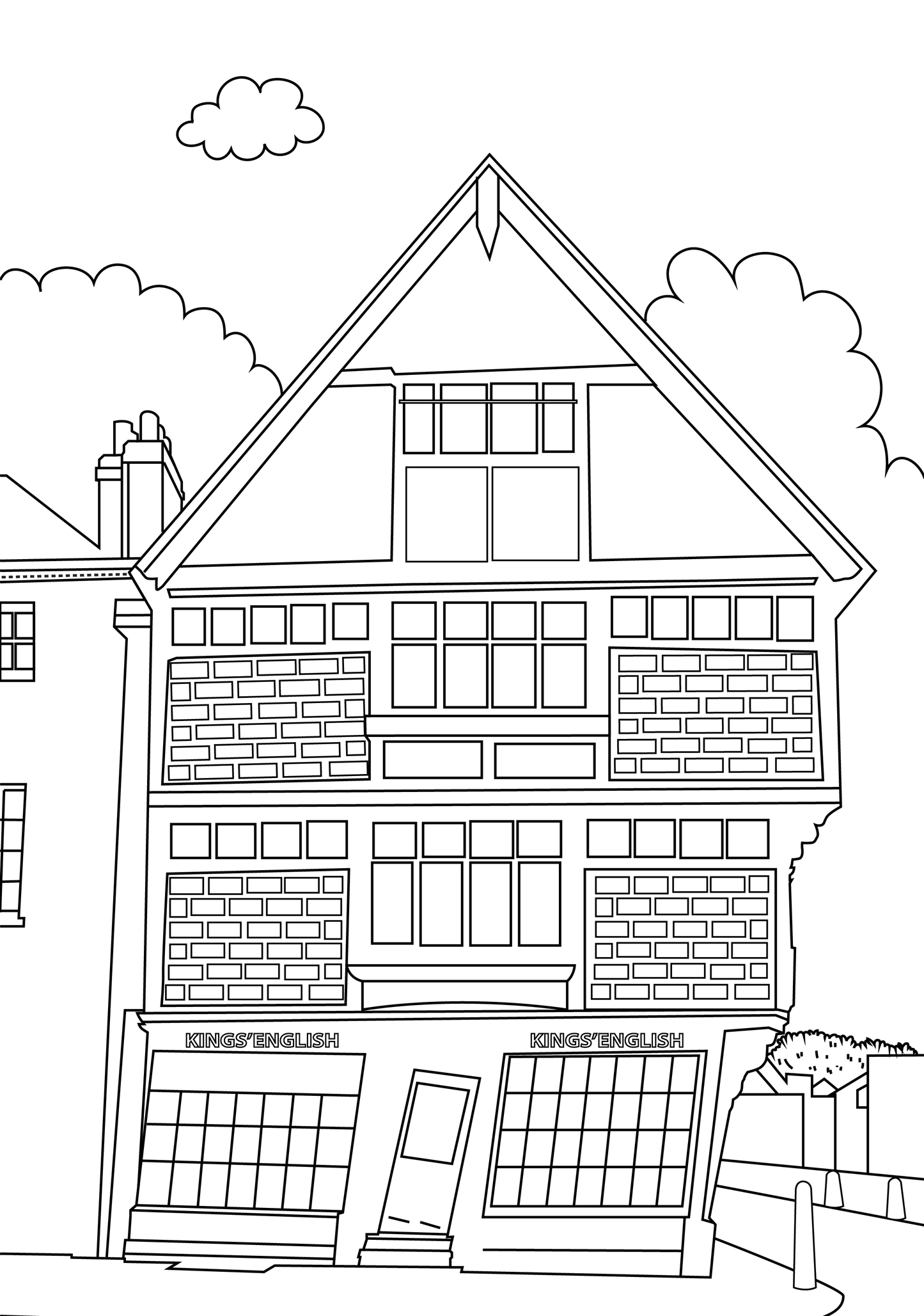 Canterbury Colouring Book (A4)