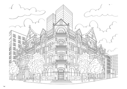 Austin Coloring Book (A4)