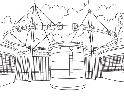 Tooting Colouring Book (A4)