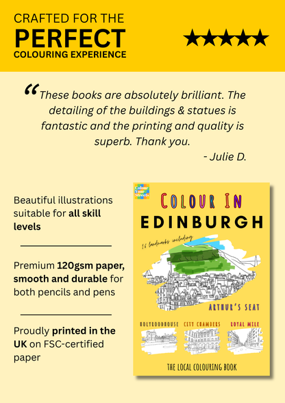 Edinburgh Colouring Book (A4)