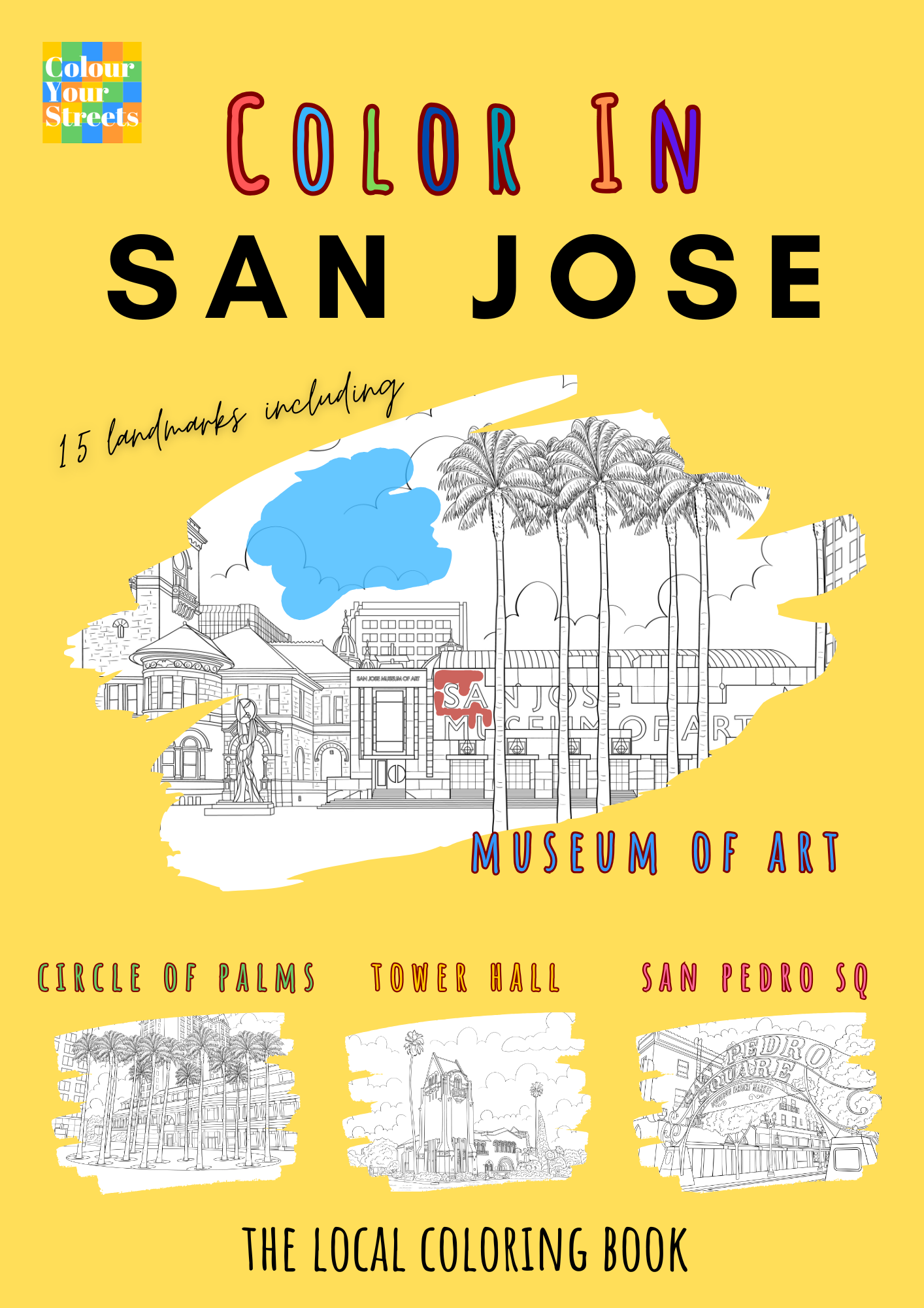 San Jose Colouring Book (A4)
