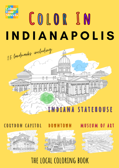 Indianapolis Colouring Book (A4)