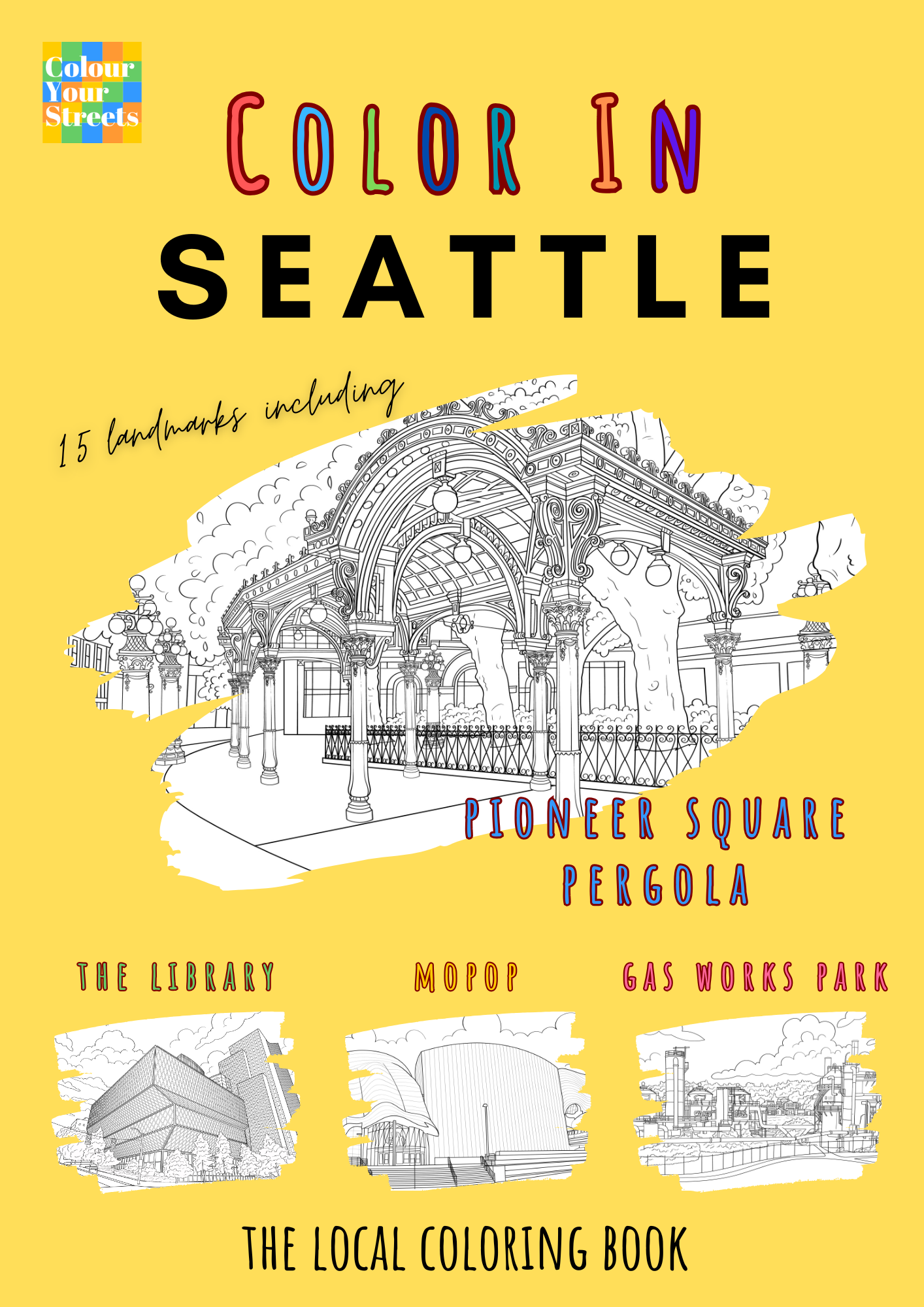 Seattle Colouring Book (A4)