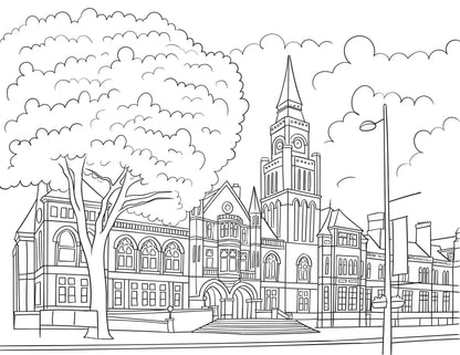 local attractions colouring books