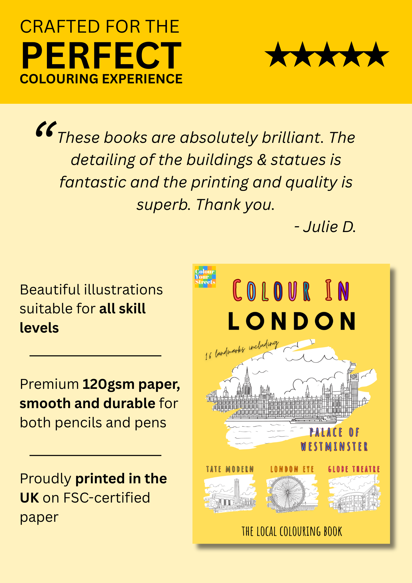 London Colouring Book (A4)