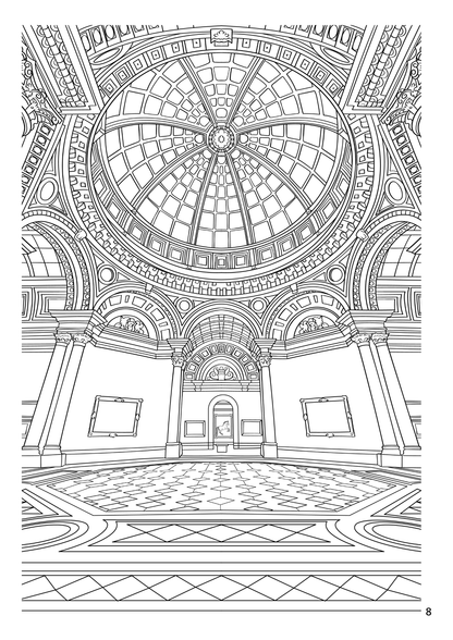 National Gallery Colouring Book (A4 - Hardback)