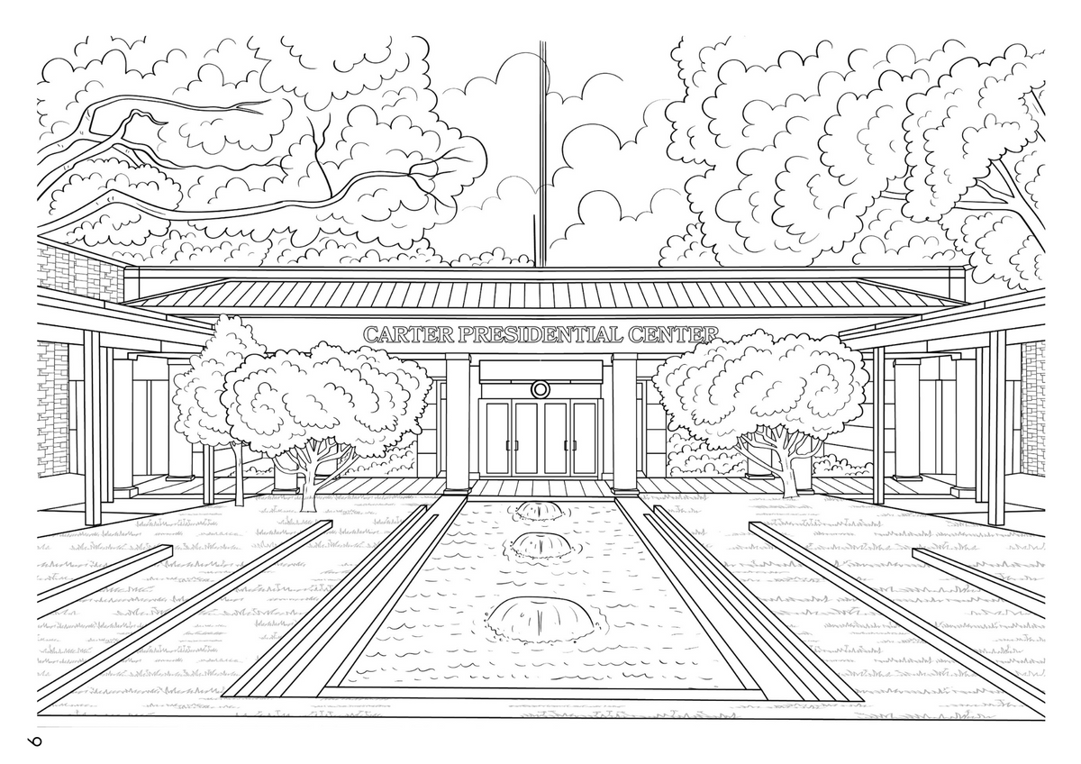 Atlanta Colouring Book (A4)