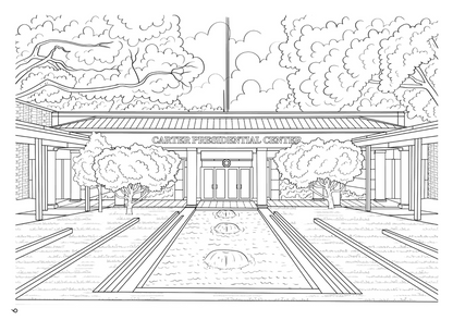 Atlanta Colouring Book (A4)