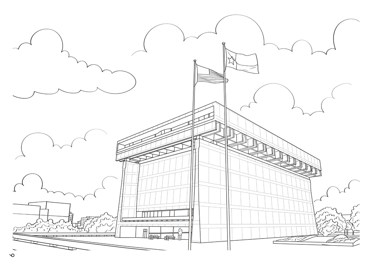 Austin Coloring Book (A4)