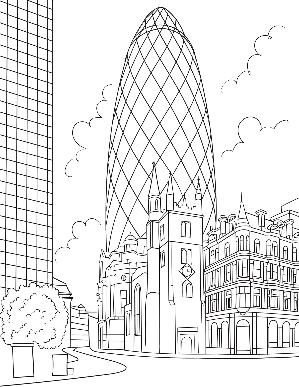 City of London Colouring Book | Colouring Book of London – Colour Your ...