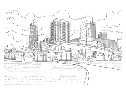 Atlanta Colouring Book (A4)
