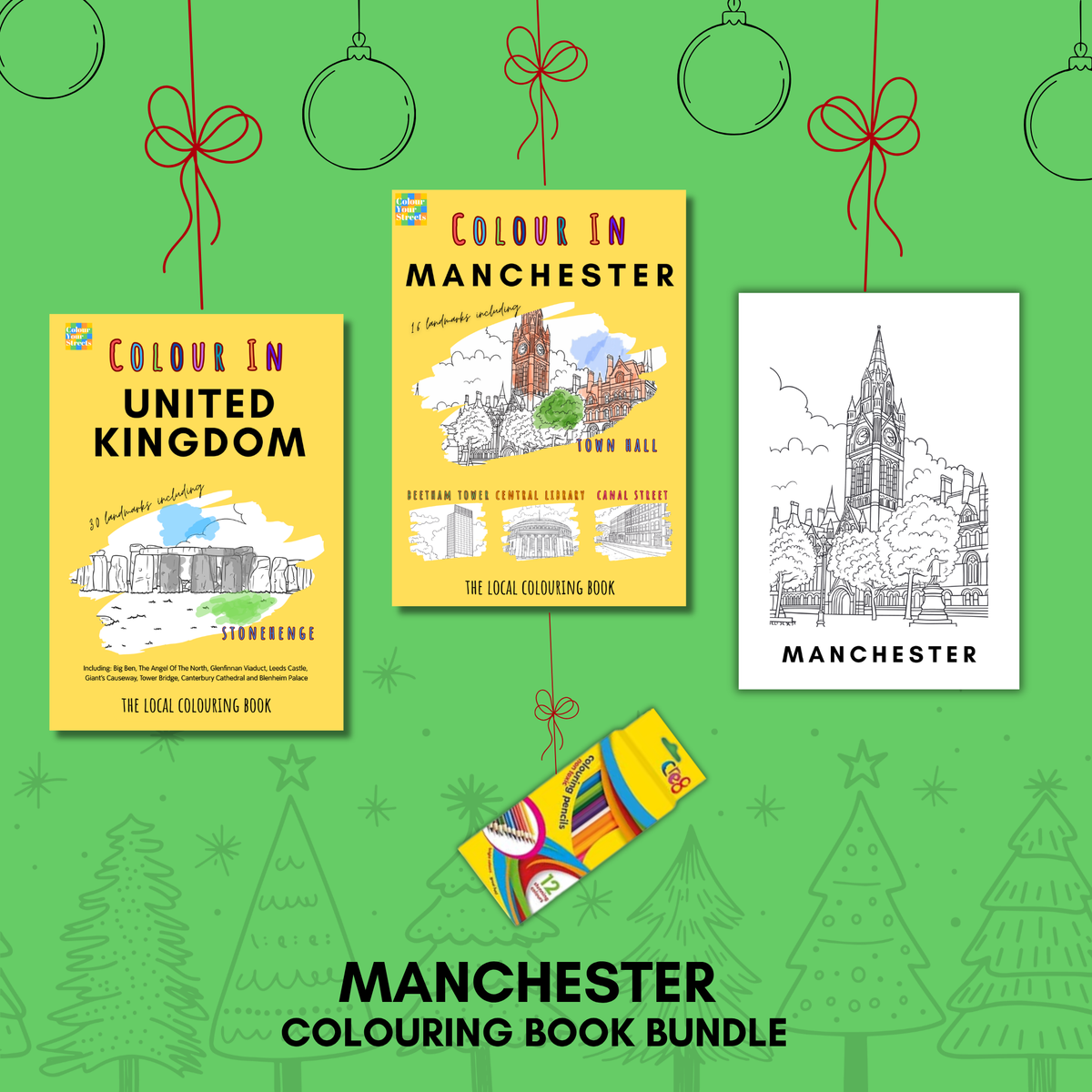 Manchester Colouring Book Bundle