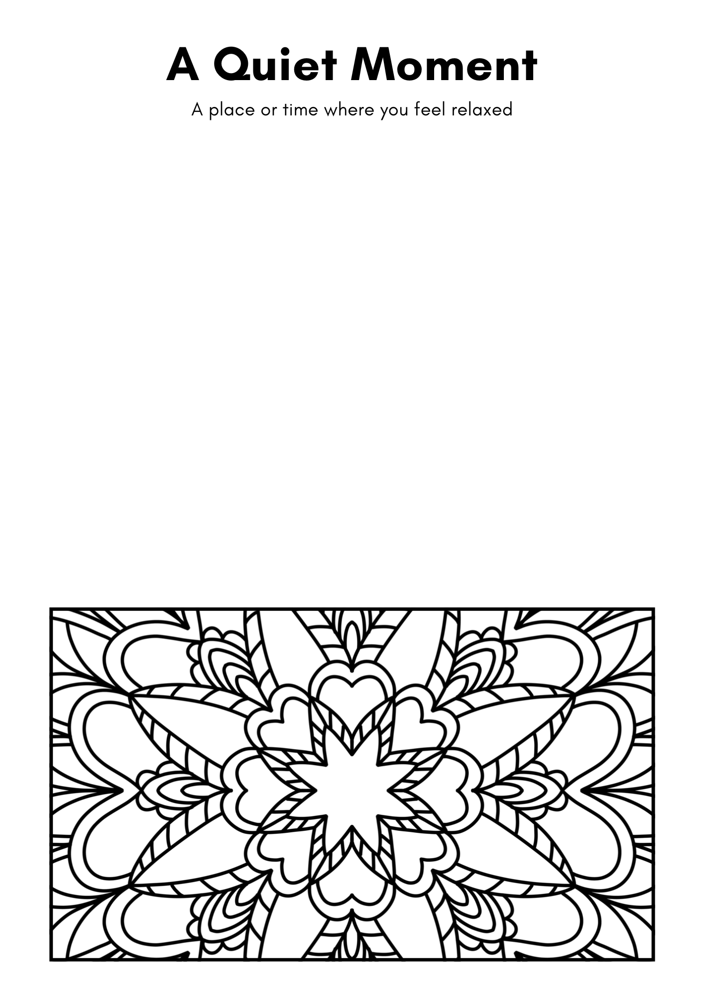 Create Your Own Colouring Book (A4)