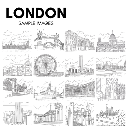 London Colouring Book Bundle