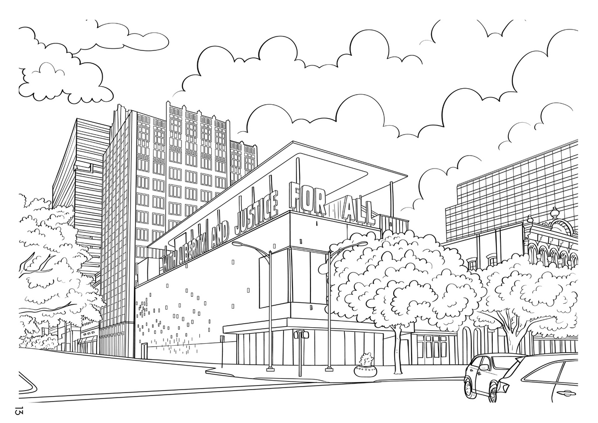 Austin Coloring Book (A4)