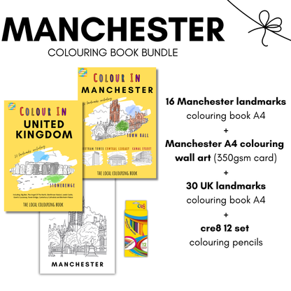 Manchester Colouring Book Bundle