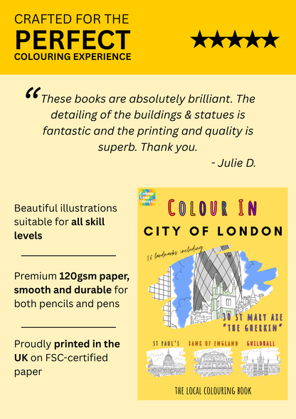 City of London Colouring Book (A4)