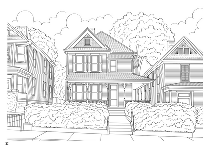 Atlanta Colouring Book (A4)